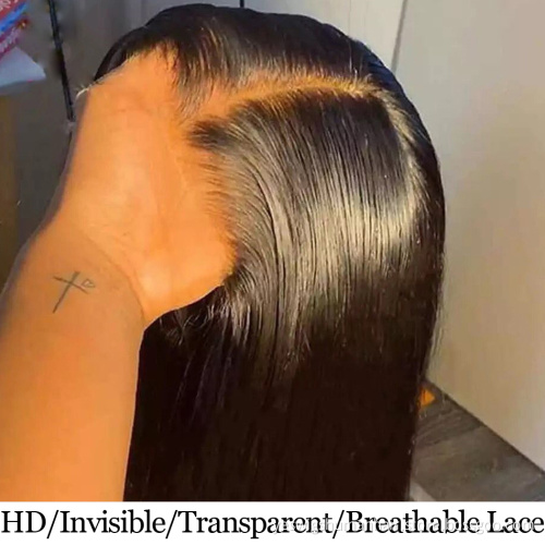 Raw Brazilian 100% Virgin Human Hair HD Transparent 13x4 360 Lace Frontal Closure 2X6 4X4 5X5 Lace Closure Frontal Human Hair